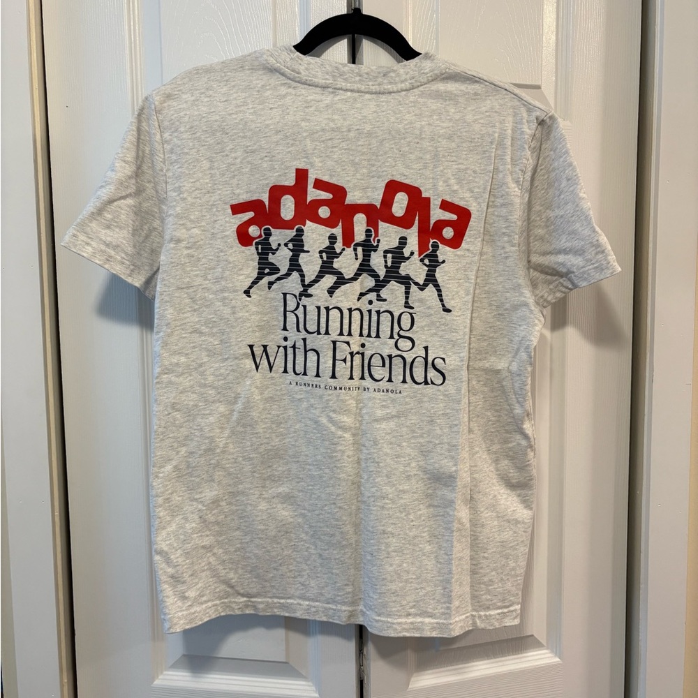 Adanola Grey Running With Friends Tee